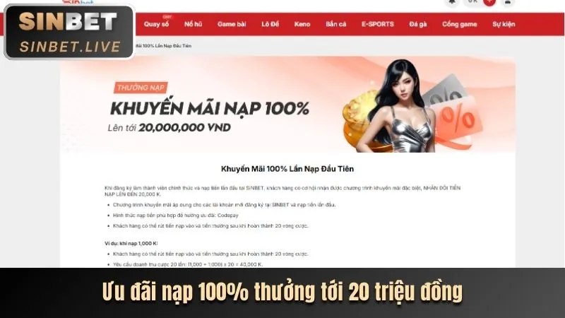 Đăng nhập và chọn nạp tiền tại sun88 nhà cái